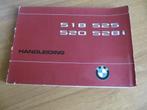 Instructieboek BMW 5-serie E12 1978 BMW 518 520 5252 528i, Ophalen of Verzenden