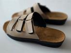 Gezondheidsslippers, van leer Maat 40 - Als Nieuw!, Slippers, Beige, Goldstep, Ophalen of Verzenden
