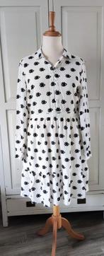 Freebird jurk met "ogen print" maat M, Kleding | Dames, Jurken, Maat 38/40 (M), Wit, Ophalen of Verzenden, Zo goed als nieuw
