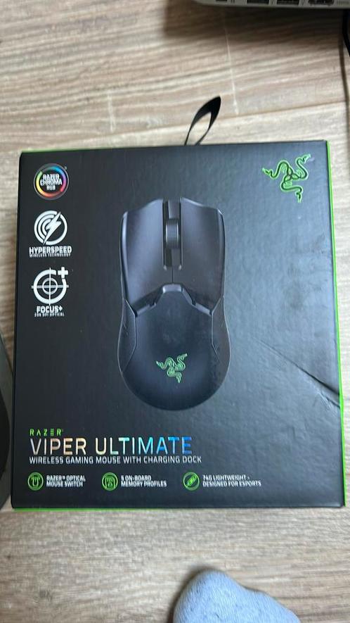 Razer Viper Ultimate, Computers en Software, Muizen, Gebruikt, Muis, Rechtshandig, Bedraad, Ergonomisch, Gaming muis, Ophalen of Verzenden
