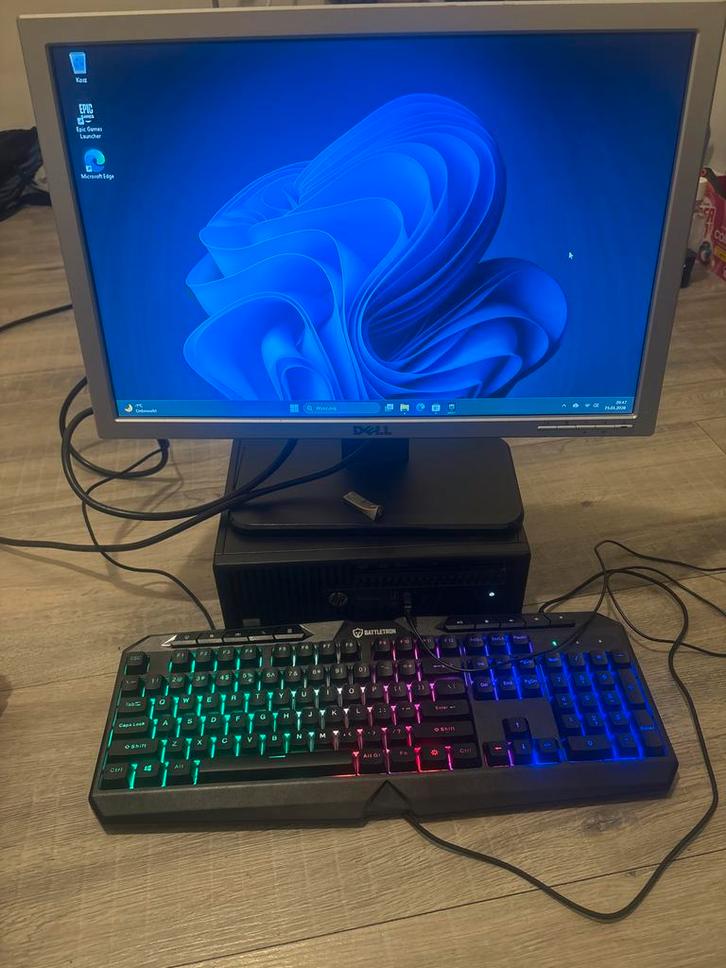 HP ProDesk 400 G3 SFF - Windows 11, Gaming Toetsenbord, Computers en Software, Desktop Pc's, Gebruikt, 3 tot 4 Ghz, HDD, 8 GB