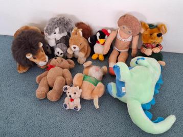 Verzameling knuffels beschikbaar voor biedingen