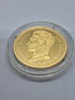 Zilveren Gouden Tientje Willem II - Replica, Goud, Ophalen of Verzenden, Losse munt, 10 gulden