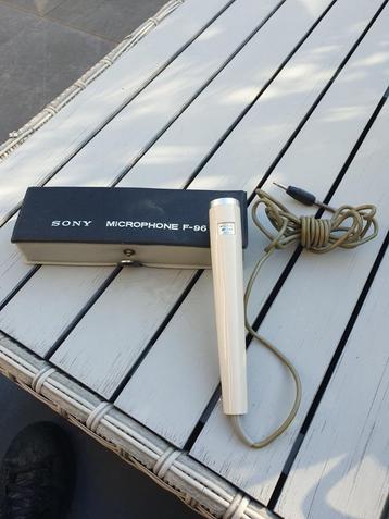 Leuke jaren 70 Sony Dynamic F-96 microfoon in originele doos beschikbaar voor biedingen