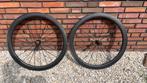 Carbon 50mm wielen, tubeless ready, snelspanners+velgrem, Ophalen of Verzenden, Gebruikt, Racefiets, Wiel