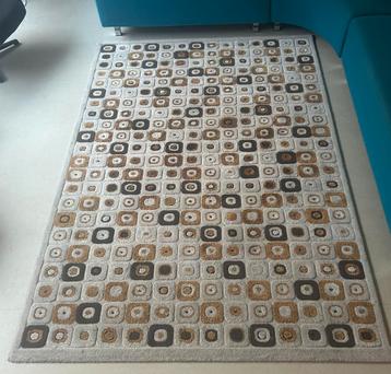 Vintage Italiaanse space age vloerkleed wol beschikbaar voor biedingen