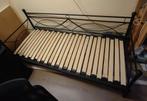 Extendable sofa bed / Uitschuifbare Slaapbank 70(140) x 200, Ophalen, Zwart, 140 cm, Twijfelaar