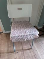 17 Ikea stoelen Herman met 13x dubbelzijdig kussen, Huis en Inrichting, Stoelen, Ophalen, Kunststof, Wit, Zo goed als nieuw