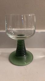 Set van 6 groene Roemer wijnglazen, Huis en Inrichting, Glas of Glazen, Gebruikt, Ophalen of Verzenden, Glas