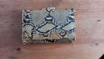 Portemonnee beige met slangenprint., Ophalen of Verzenden, Zo goed als nieuw, Beige