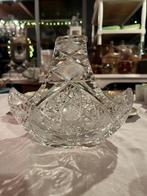 Kristallen bonbonniere, Antiek en Kunst, Antiek | Glas en Kristal, Ophalen of Verzenden