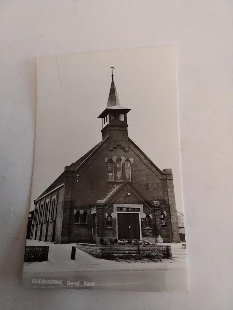OUDEHORNE.  GEREF. KERK, Verzamelen, Ansichtkaarten | Nederland, Verzenden, Groningen