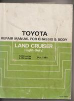 TOYOTA Landcruiser-RJ70/LJ 70 Series-1984, Auto diversen, Handleidingen en Instructieboekjes, Ophalen of Verzenden