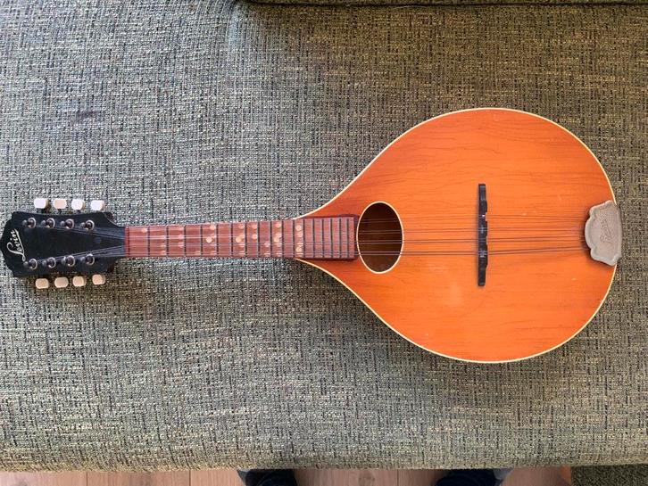 Vintage Mandoline Levin Model 53 Palermo 8 Snarig 1956, Muziek en Instrumenten, Snaarinstrumenten | Gitaren | Akoestisch, Zo goed als nieuw