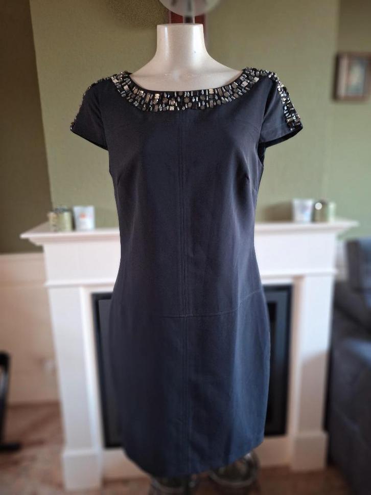 K-Design K design prachtig blauw zakelijk jurk M gratis verz, Kleding | Dames, Jurken, Zo goed als nieuw, Maat 38/40 (M), Blauw