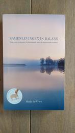 Samenlevingen in Balans - Marja de Vries, Achtergrond en Informatie, Spiritualiteit algemeen, Ophalen of Verzenden, Zo goed als nieuw