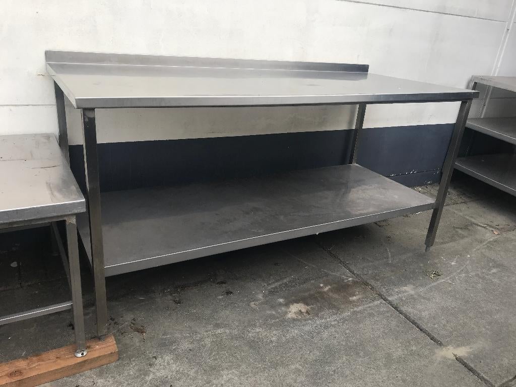 RVS hobby werktafel niet mooie wel stevig en goed, Ophalen, Zo goed als nieuw