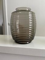 Leerdam glas Fumi ton tonnetje Copier ribbelvaas schade, Antiek en Kunst, Ophalen of Verzenden