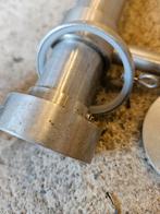 Gordijnroede RVS 28mm - Gebruikt, Ophalen, Gebruikt, Grijs, Minder dan 100 cm