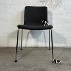 Vitra - HAL Soft Tube Stapelbare Stoel - zwart, Verzenden, Zwart, Nieuw, Metaal