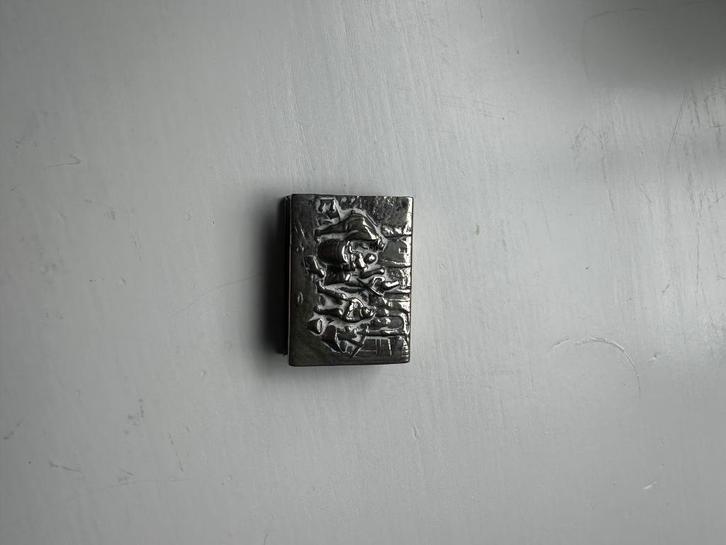 Antieke zilveren luciferhouder (vesta case), Antiek en Kunst, Antiek | Goud en Zilver, Zilver, Ophalen of Verzenden