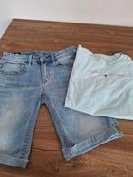 Short en tommy hilfigger shirt .158-164, Ophalen of Verzenden, Zo goed als nieuw, Jongen, Shirt of Longsleeve