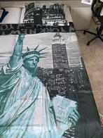 New York Dekbedovertrek 1 Persoons - Zo Goed Als Nieuw, Eenpersoons, Zwart, Dekbedovertrek, Ophalen of Verzenden