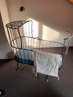 Brocante schommelwieg met koperen voetjes, Antiek en Kunst, Ophalen