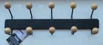Kapstok met 10 houten bolletjes. Nieuw., Huis en Inrichting, Woonaccessoires | Kapstokken, Ophalen of Verzenden, Nieuw, Wandkapstok