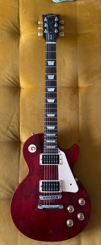 Gibson Les Paul Studio T 2016 wine red, Muziek en Instrumenten, Snaarinstrumenten | Gitaren | Elektrisch, Gebruikt, Solid body