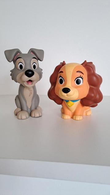 Disney lady en de vagebond speelfiguren  beschikbaar voor biedingen