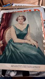 Prent beatrix Shell tankers Eekelen den Haag, Verzamelen, Ophalen of Verzenden, Zo goed als nieuw, Kaart, Foto of Prent