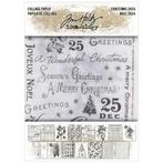 Tim Holtz Idea-ology Collage Paper Christmas 2024 #94409, Hobby en Vrije tijd, Verzenden, Nieuw, Papier of Karton, Overige merken