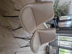 Teddy eetkamer stoelen, Huis en Inrichting, Stoelen, Ophalen, Zo goed als nieuw, Wit, Twee
