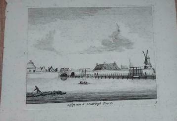 29 / Amsterdam de Weetringpoort Kopergravure 18e Eeuw beschikbaar voor biedingen