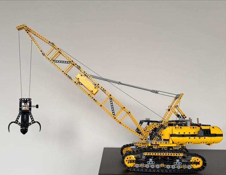 Lego Technic 42042 Crawler Crane - Zeer Gedetailleerd!, Kinderen en Baby's, Speelgoed | Duplo en Lego, Zo goed als nieuw, Lego