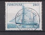 Føroyar; Vissersboot - Michel 103, gebruikt., Verzenden, Denemarken, Gestempeld