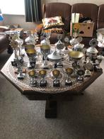 Verzilverde Trofee / Beker, Gebruikt, Verzilverd, Ophalen of Verzenden, Metaal