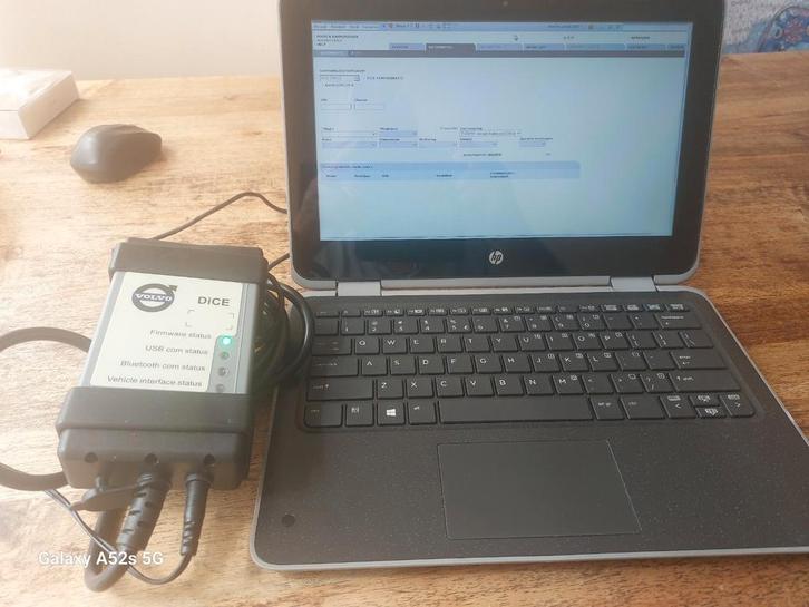 Hp laptop met dice uitlees tool, Auto diversen, Autogereedschap, Zo goed als nieuw, Verzenden