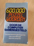 600.000 PUZZELWOORDEN door de computer samengesteld, Boeken, Hobby en Vrije tijd, Ophalen of Verzenden, Gelezen, Overige onderwerpen