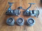 3 x Daiwa 5500 Emcast + 3 reservespoelen, Watersport en Boten, Ophalen of Verzenden, Gebruikt, Molen