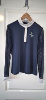 Donkerblauw Wedstrijdshirt Fair Play - Maat L, Dieren en Toebehoren, Paardrijkleding, Ophalen of Verzenden, Zo goed als nieuw