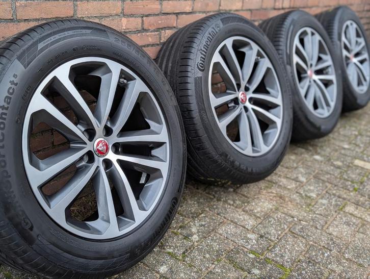 Jaguar F-Pace / I-Pace / E-pace 19" Velgen + Banden / TPMS, Auto-onderdelen, Banden en Velgen, Banden en Velgen, Zomerbanden, 19 inch
