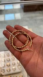 14 karaat gouden wokkels, Nieuw, Ophalen of Verzenden, Dame, Goud