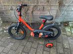 B-twin kinderfiets met zijwieltjes 14 inch, Ophalen, Zo goed als nieuw, Minder dan 16 inch, Zijwieltjes