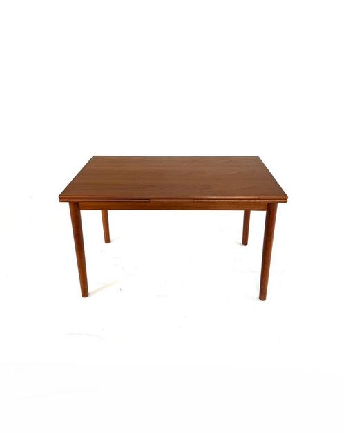 Vintage verlengbare Deense eettafel ‘60, Huis en Inrichting, Tafels | Eettafels, Zo goed als nieuw, 50 tot 100 cm, 200 cm of meer