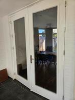 2 grote tuindeuren, Ophalen, Gebruikt, Buitendeur, 120 cm of meer