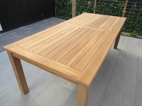 NIEUWE Teakhouten tuintafels 160x90 200x100 220x100, Tuin en Terras, Tuintafels, Nieuw, Rechthoekig, Teakhout, Ophalen of Verzenden