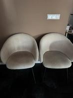 2 eetkamerstoelen - crème wit, Ophalen, Gebruikt, Twee, Wit
