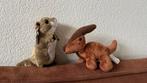 Knuffel dino en stokstaartjes, Verzamelen, Dierenverzamelingen, Ophalen of Verzenden, Nieuw, Beeldje of Figuurtje